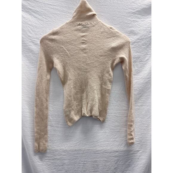 360CASHMERE Jordan Turtleneck Sweater 100% Cashmere in Lunar Minimalist Modest - Picture 4 of 7